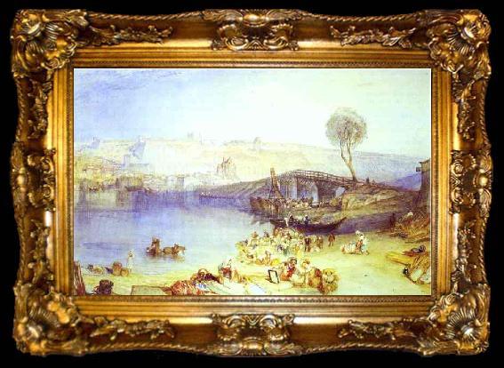 framed  J.M.W. Turner View of Saint-Germain -ea-Laye and Its Chateau, ta009-2
